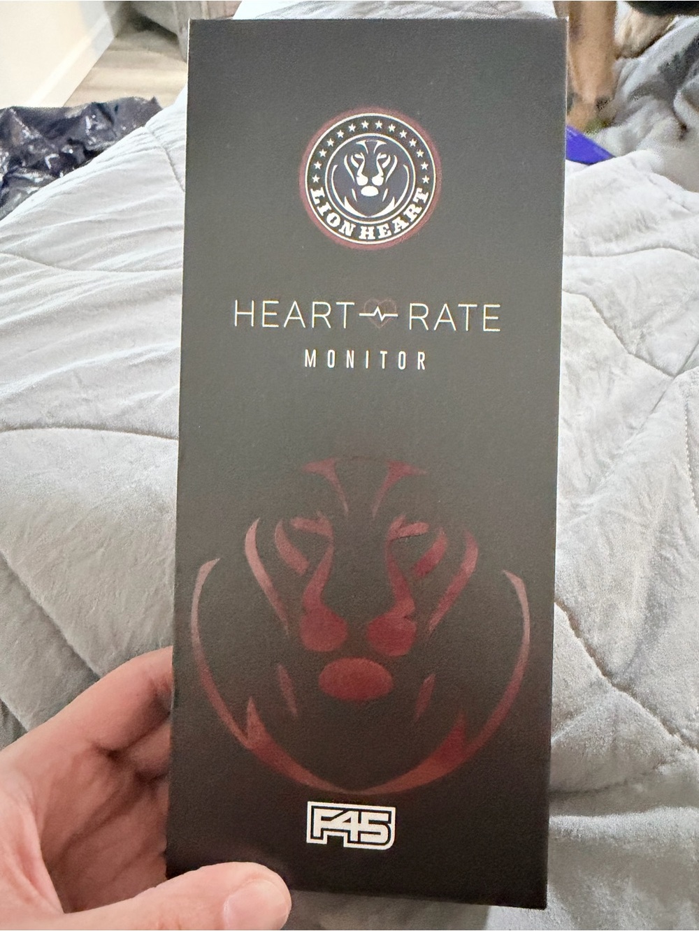Lion Heart Heart-Rate Monitor - Black with Red Accent